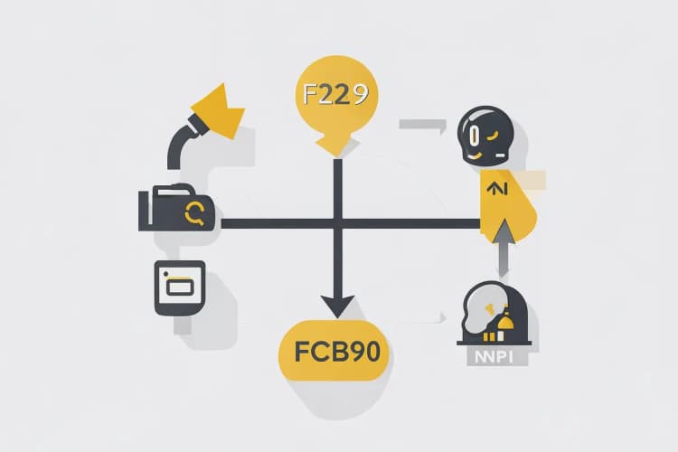 Diagrama de fluxo mostrando as etapas do processo de registro de marca no INPI, com ícones e setas.